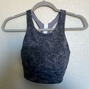 Lululemon Black and Purple Sports Bra